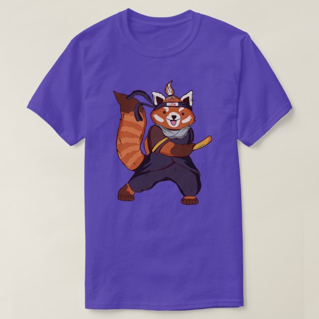 Camiseta Panda rojo chino (Diseño del anverso)
