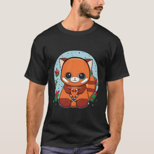 Camiseta Panda Rojo Con Candía