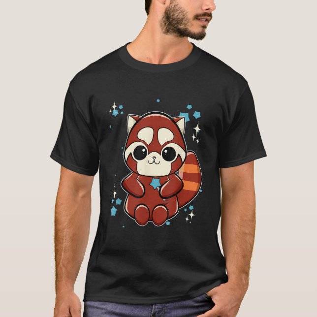 Camiseta Panda Rojo Con Cetro (Anverso)