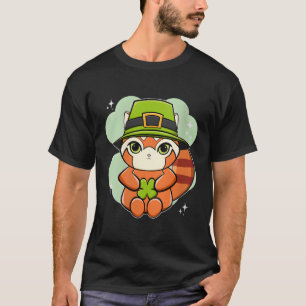 Camiseta Panda Rojo Con Día De La Limpieza De Sta Patrocina