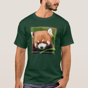 Camiseta Panda rojo curado