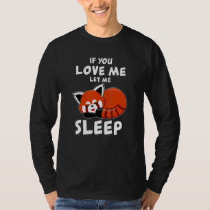 Camiseta Panda rojo duermo Pandabear pijamas panda rojo