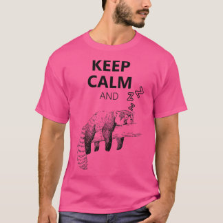 Camiseta Panda Rojo Durmiente 2