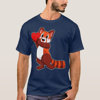 Camiseta Panda rojo en Love with Heart