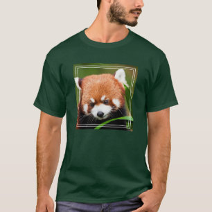 Camiseta Panda Rojo Lindo