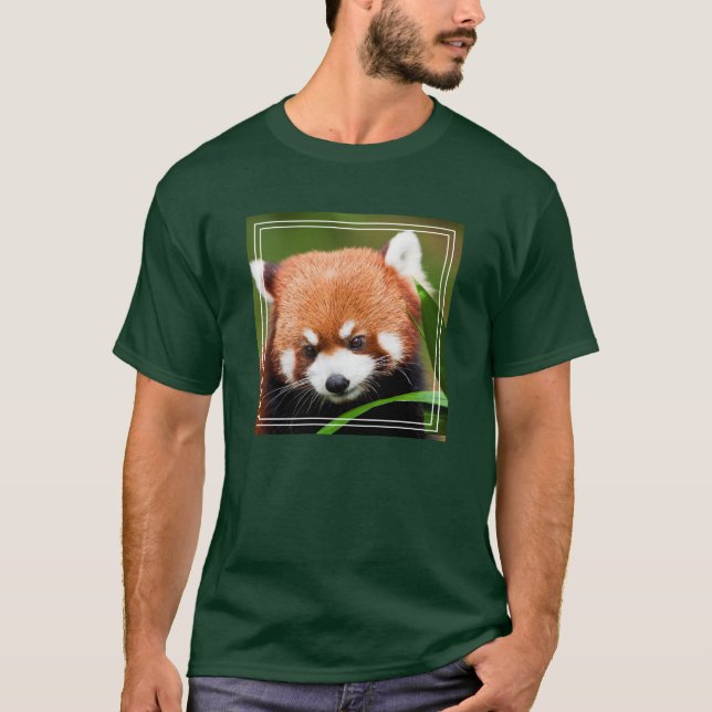 Camiseta Panda Rojo Lindo (Anverso)
