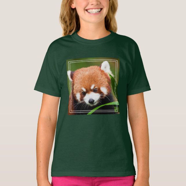 Camiseta Panda Rojo Lindo (Anverso)