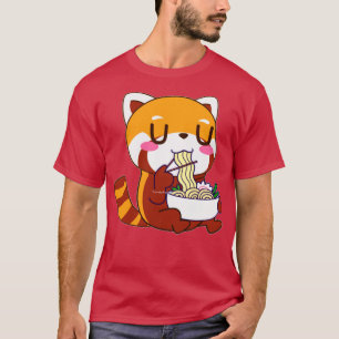 Camiseta panda rojo lindo 2
