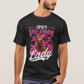 Camiseta Panda Rojo Loco Lady Red Panda