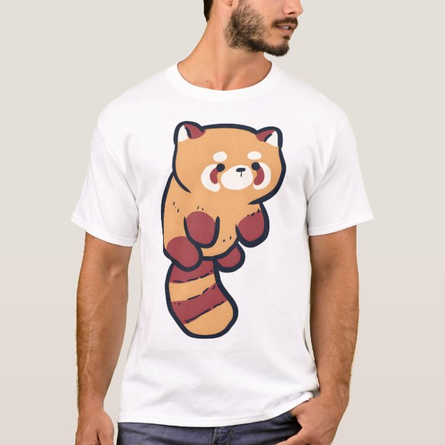 Camiseta Panda rojo Mágico (Anverso)