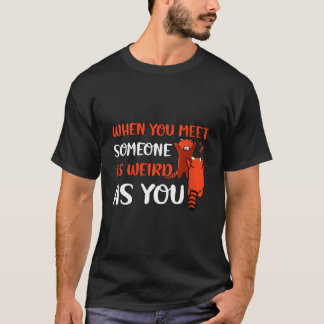 Camiseta Panda Rojo Panda Rojo Cita Para