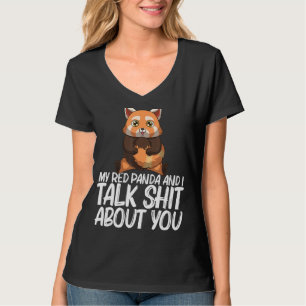 Camiseta Panda Rojo Para Hombres Mujeres Chicas Niños Panda