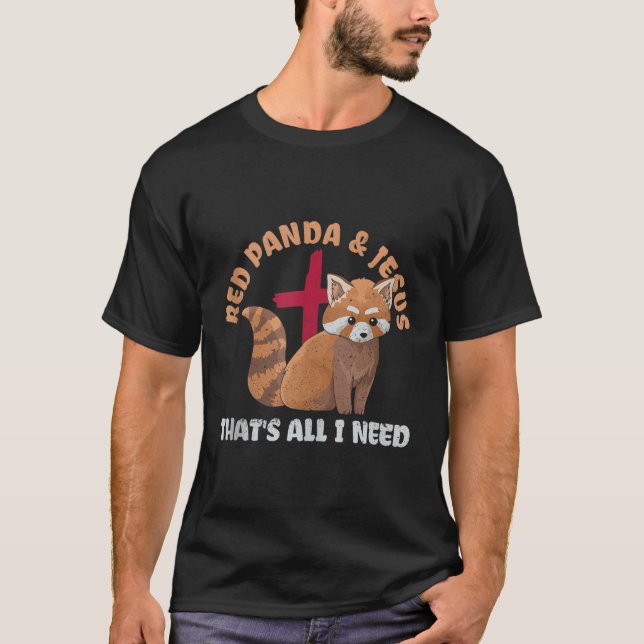 Camiseta Panda Rojo Para Un Experto En Panda Rojo (Anverso)