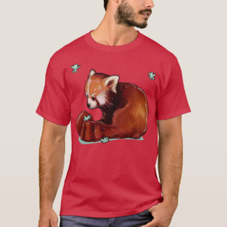 Camiseta Panda rojo que es demasiado lindo