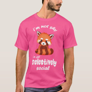 Camiseta Panda rojo Shy2