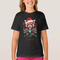 Panda rojo Todo lo que quiero para los Navidades e