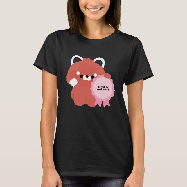 Camiseta Panda Rojo Torpe Certificado (Anverso)
