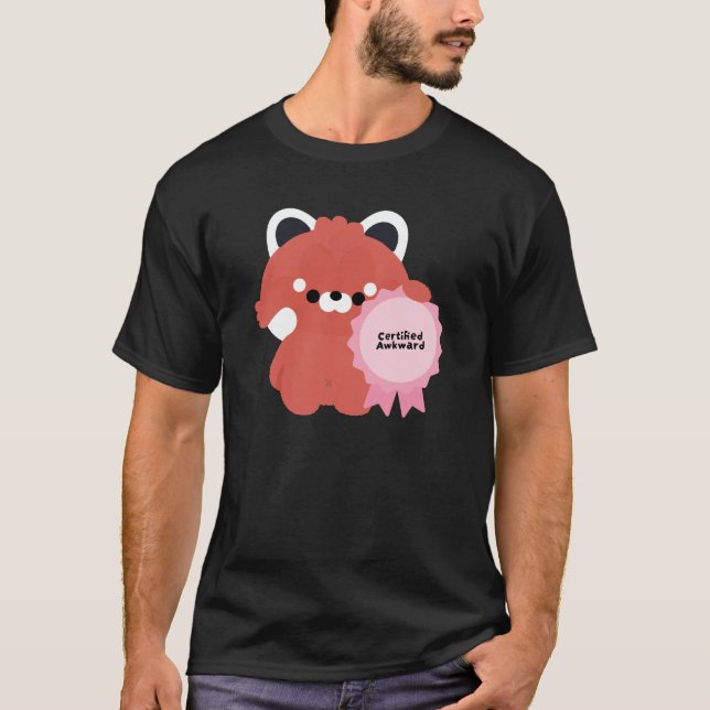 Camiseta Panda Rojo Torpe Certificado (Anverso)