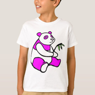 Camiseta Panda rosada