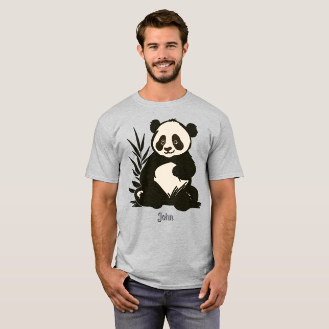 Camiseta Panda ruidosa | Divertido (Anverso completo)