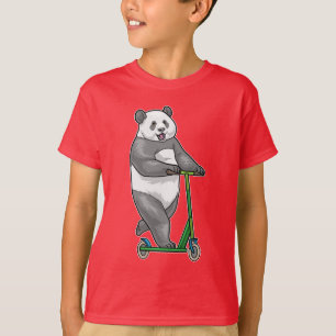 Camiseta Panda Scooter