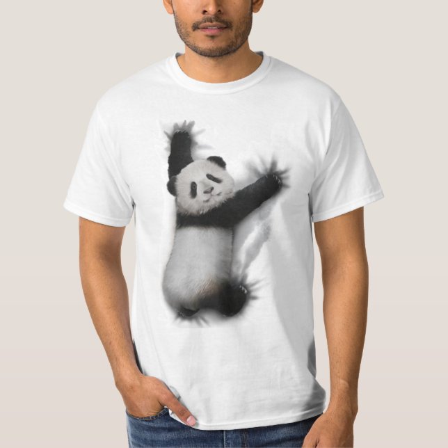 Camiseta Panda Shirt Humorous Gráfico Animal T-Shirt Gifts (Anverso)