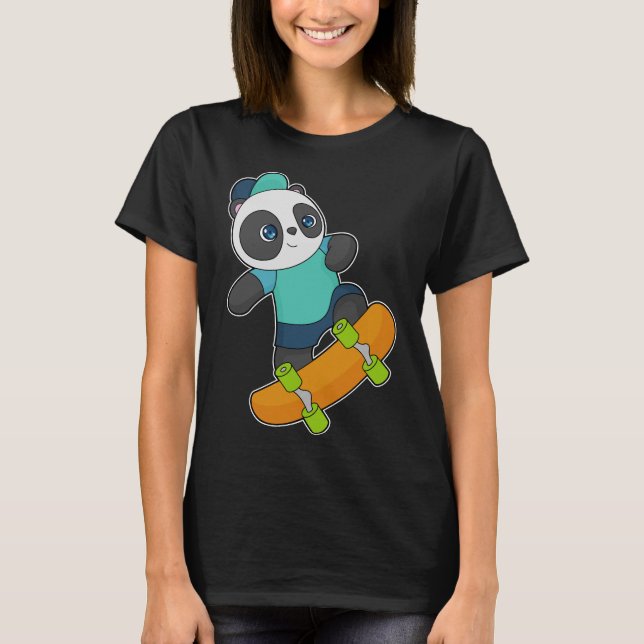 Camiseta Panda Skater (Anverso)