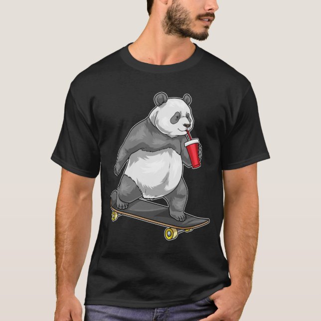 Camiseta Panda Skater (Anverso)