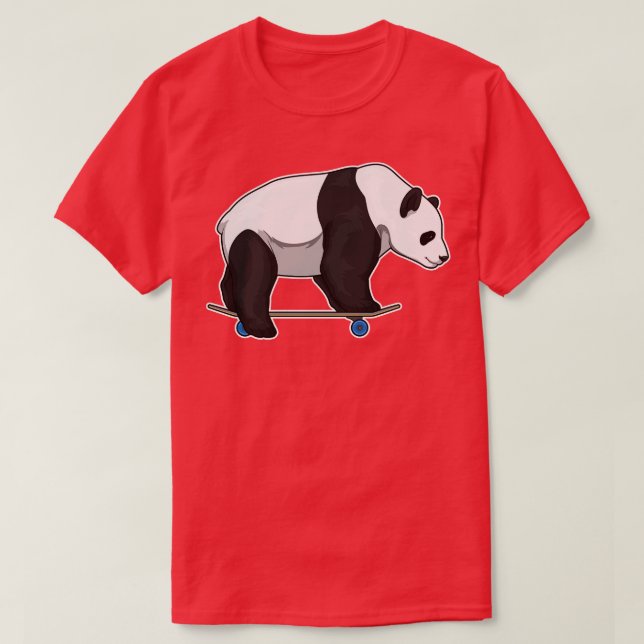 Camiseta Panda Skater (Diseño del anverso)