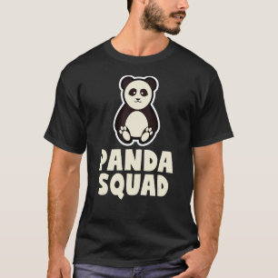 Camiseta Panda Squad Cute Animal Bear Adulto y Toddler Safa