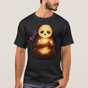 Camiseta Panda Suave de Sanación Tranquilo Consuelo Emocion