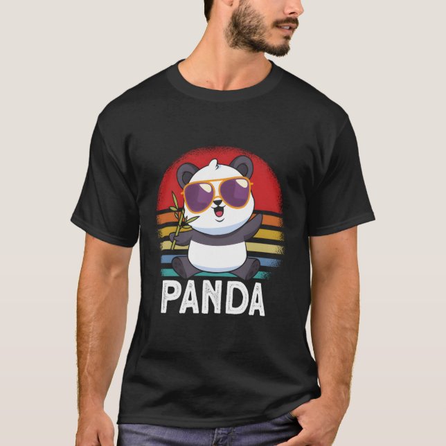 Camiseta Panda Sunglases (Anverso)