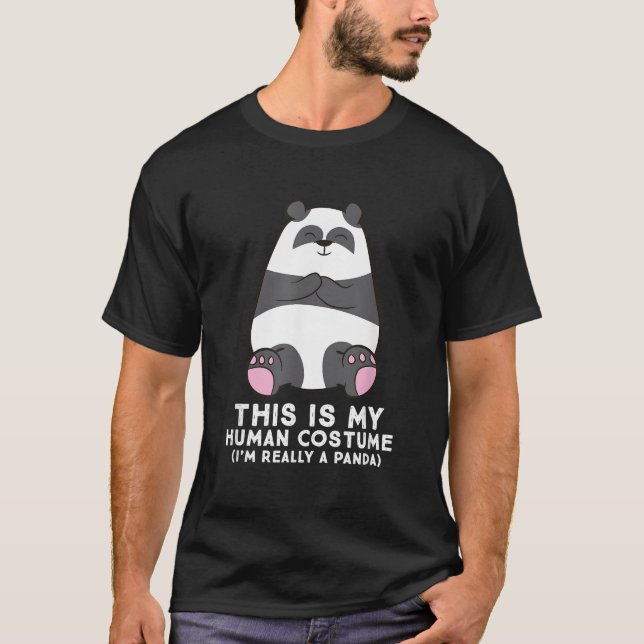 Camiseta Panda This Is My Hu I'M Really A Panda (Anverso)