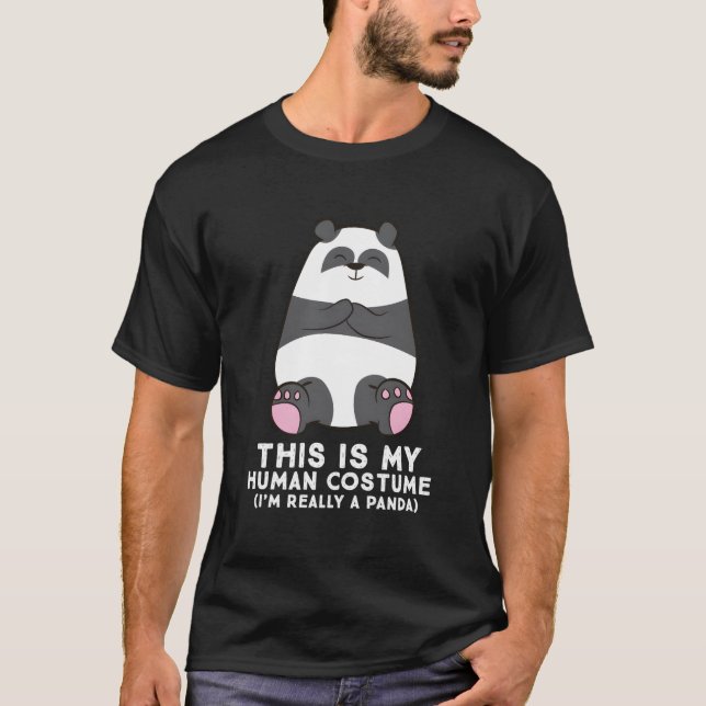 Camiseta Panda This Is My Hu I'M Really A Panda (Anverso)
