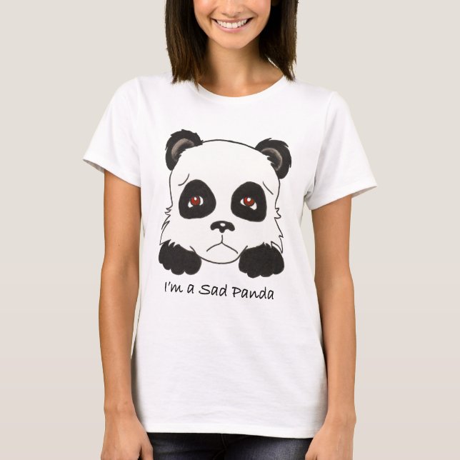 Camiseta Panda triste (Anverso)