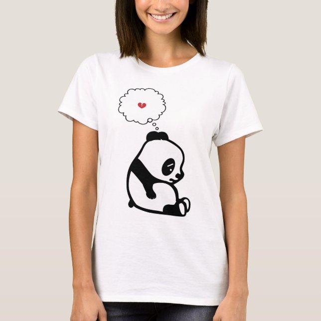 Camiseta Panda triste (Anverso)