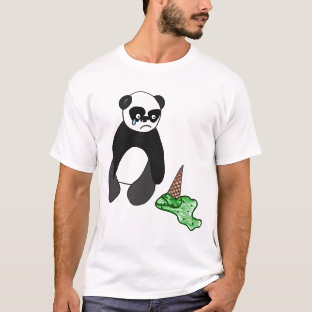 Camiseta Panda triste (Anverso)