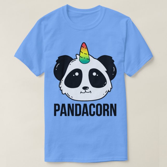 Camiseta Panda Unicorn Pandacorn (Diseño del anverso)