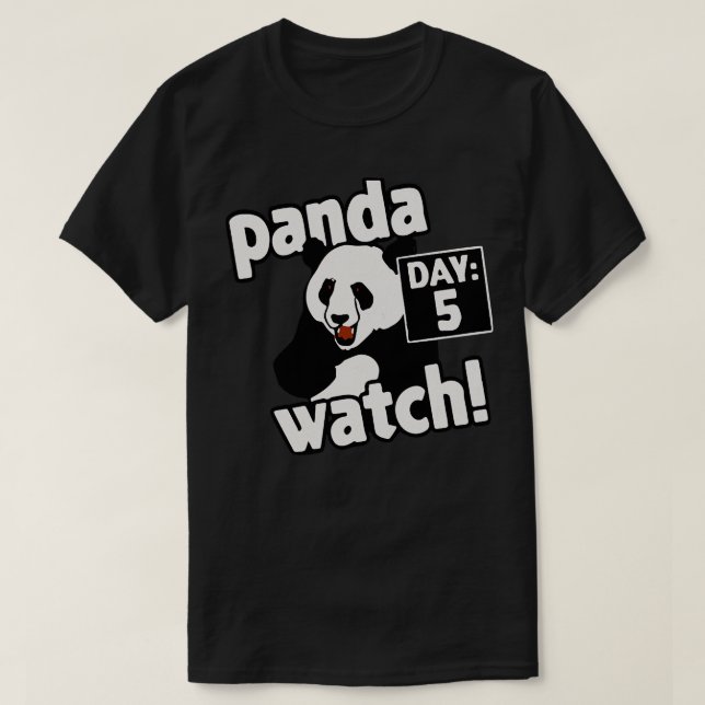 Camiseta Panda Watch (Diseño del anverso)