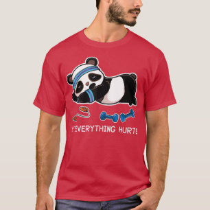 Camiseta Panda Workout Gym My Everything Duele