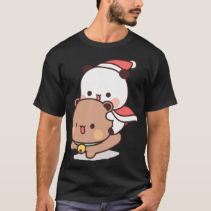 Camiseta Panda Y Brownie Bear Pareja, Feliz Acto De Navidad