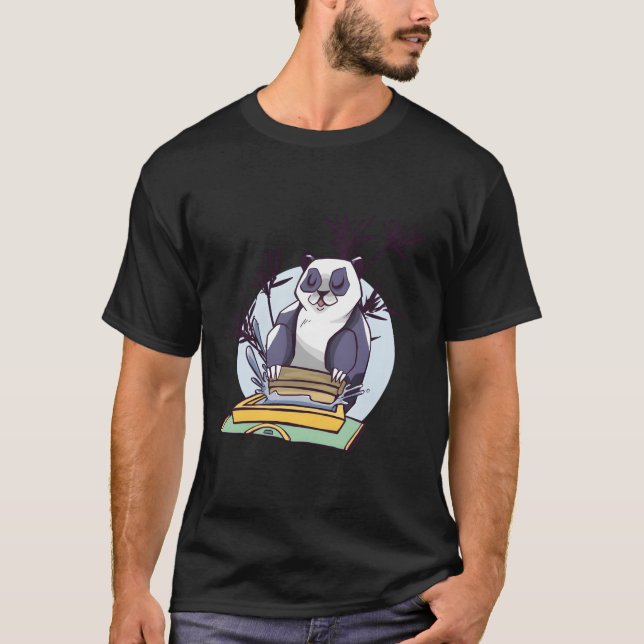 Camiseta Panda Zen Garden (Anverso)