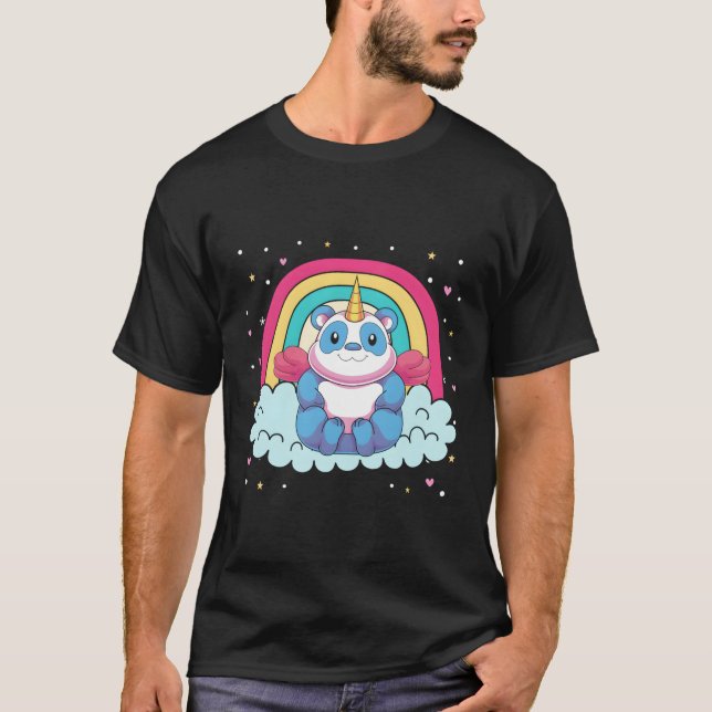 Camiseta Pandacorn Unicorn Panda (Anverso)
