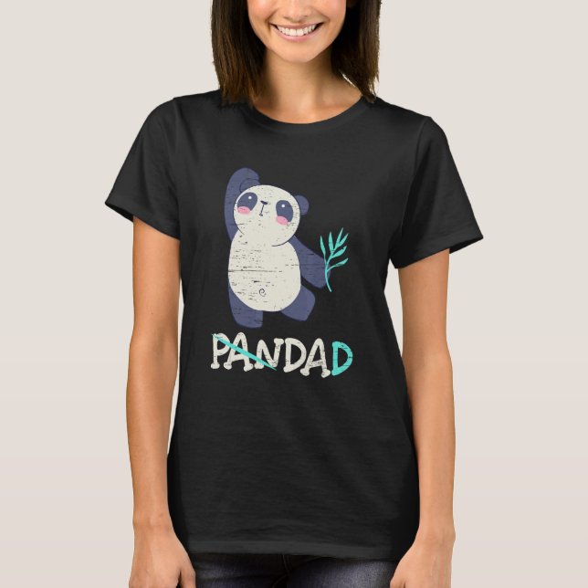 Camiseta Pandad Father's Day for a Bamboo Tree (Anverso)