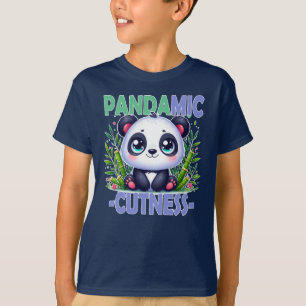 Camiseta Pandamic Cuteness. Personalizado Cute baby Panda