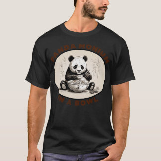 Camiseta PandaMonium en un bol