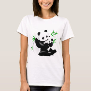 Camiseta Pandas de la madre y del bebé
