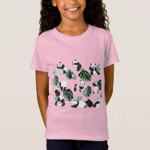 Camiseta Pandas en la selva