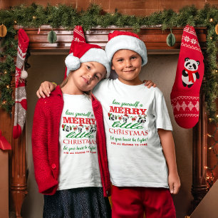 Camiseta Pandas Navidades personalizados