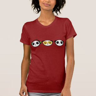 Camiseta Pandas: No oiga, vea, hable ningún mal